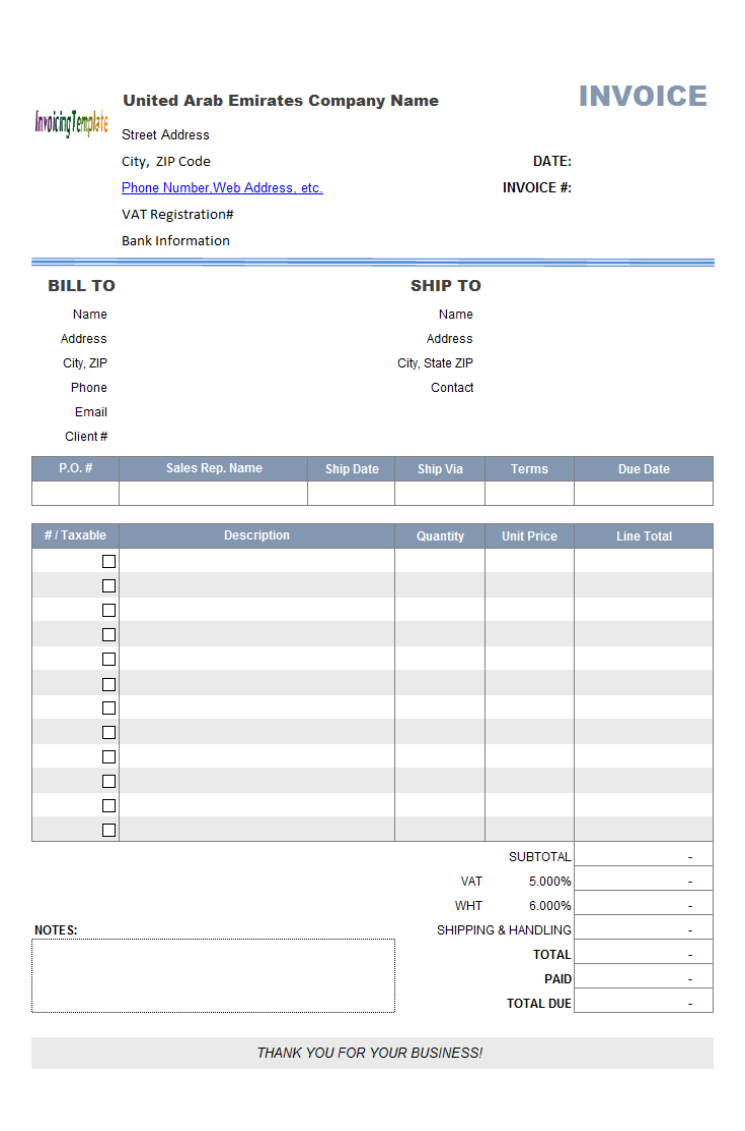 Sage Email Invoice Template - 7 Results Found - Uniform Invoice Software